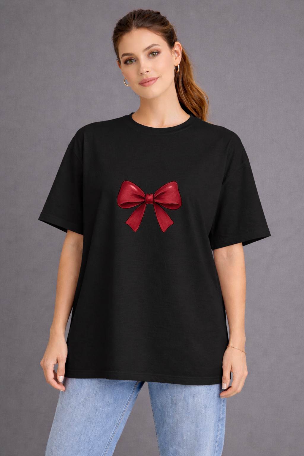 Signature Red Bow Tee