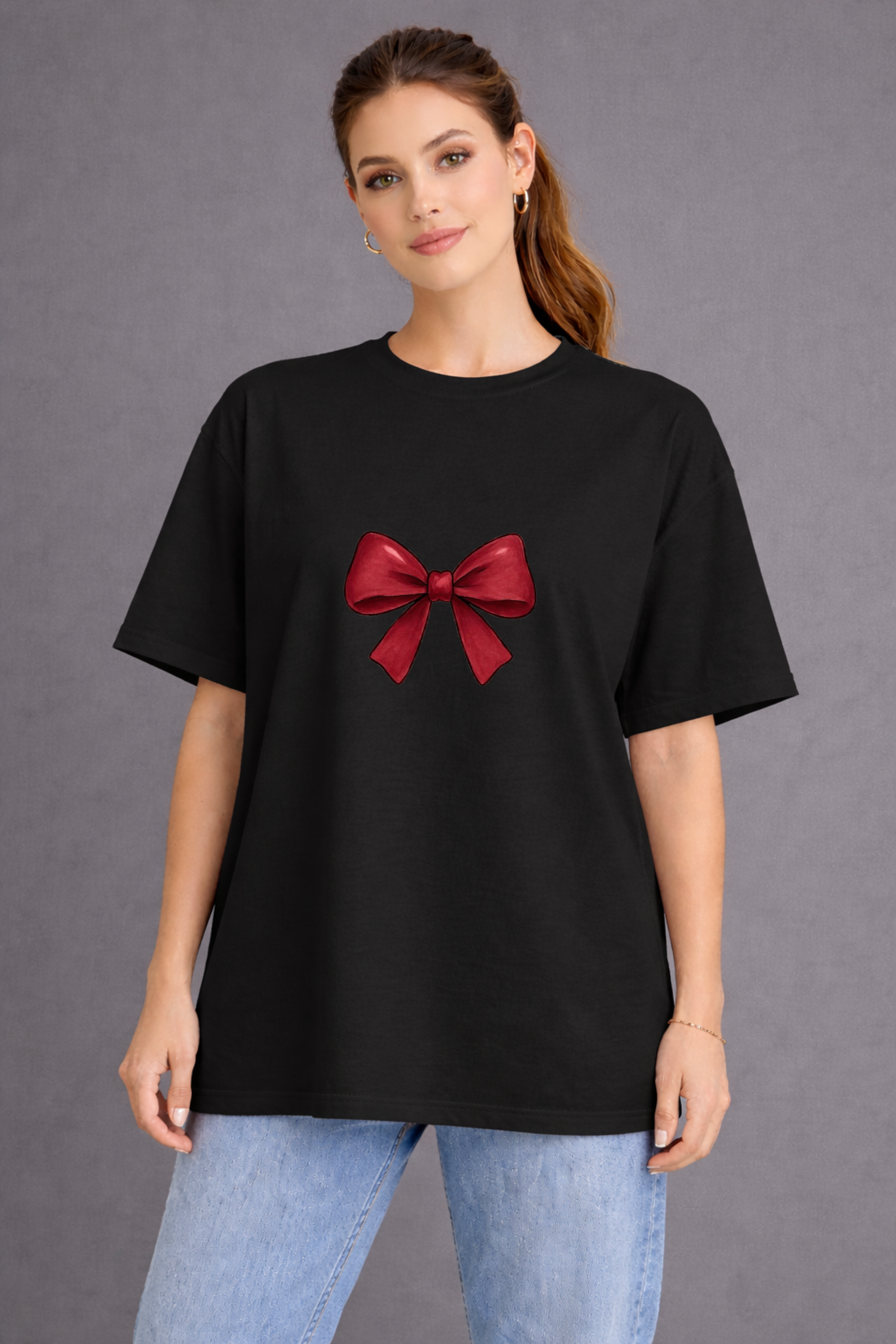 Signature Red Bow Tee