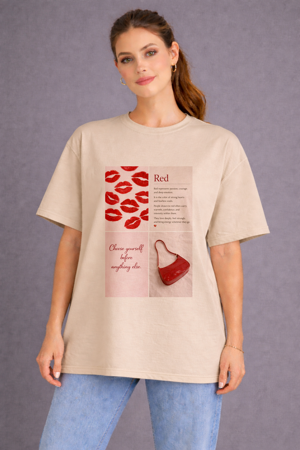 Crimson Confidence Tee