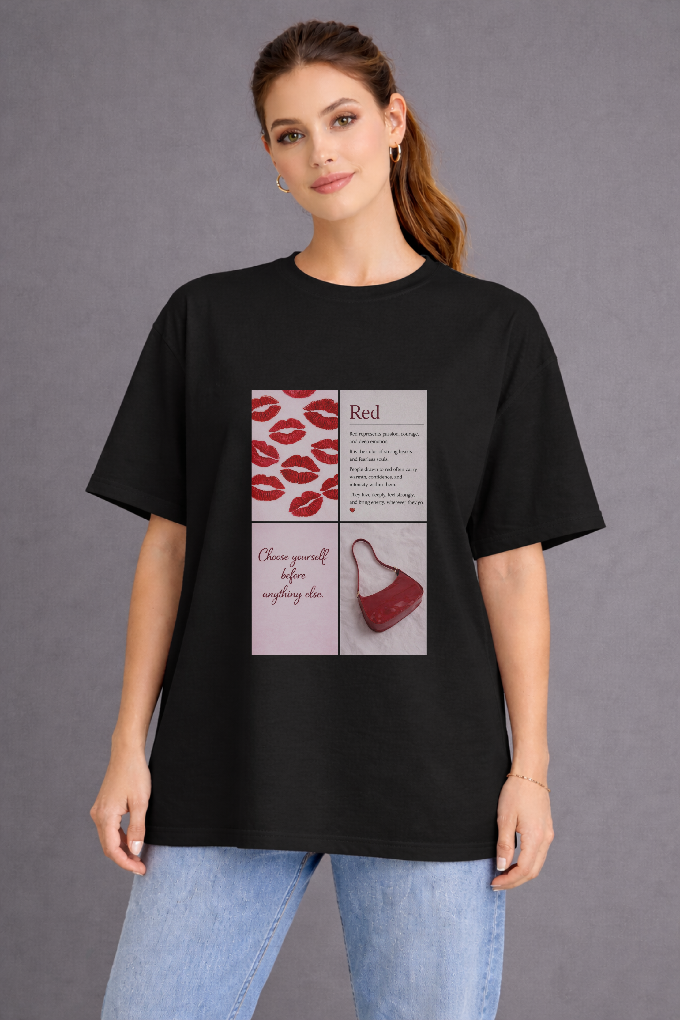 Crimson Confidence Tee