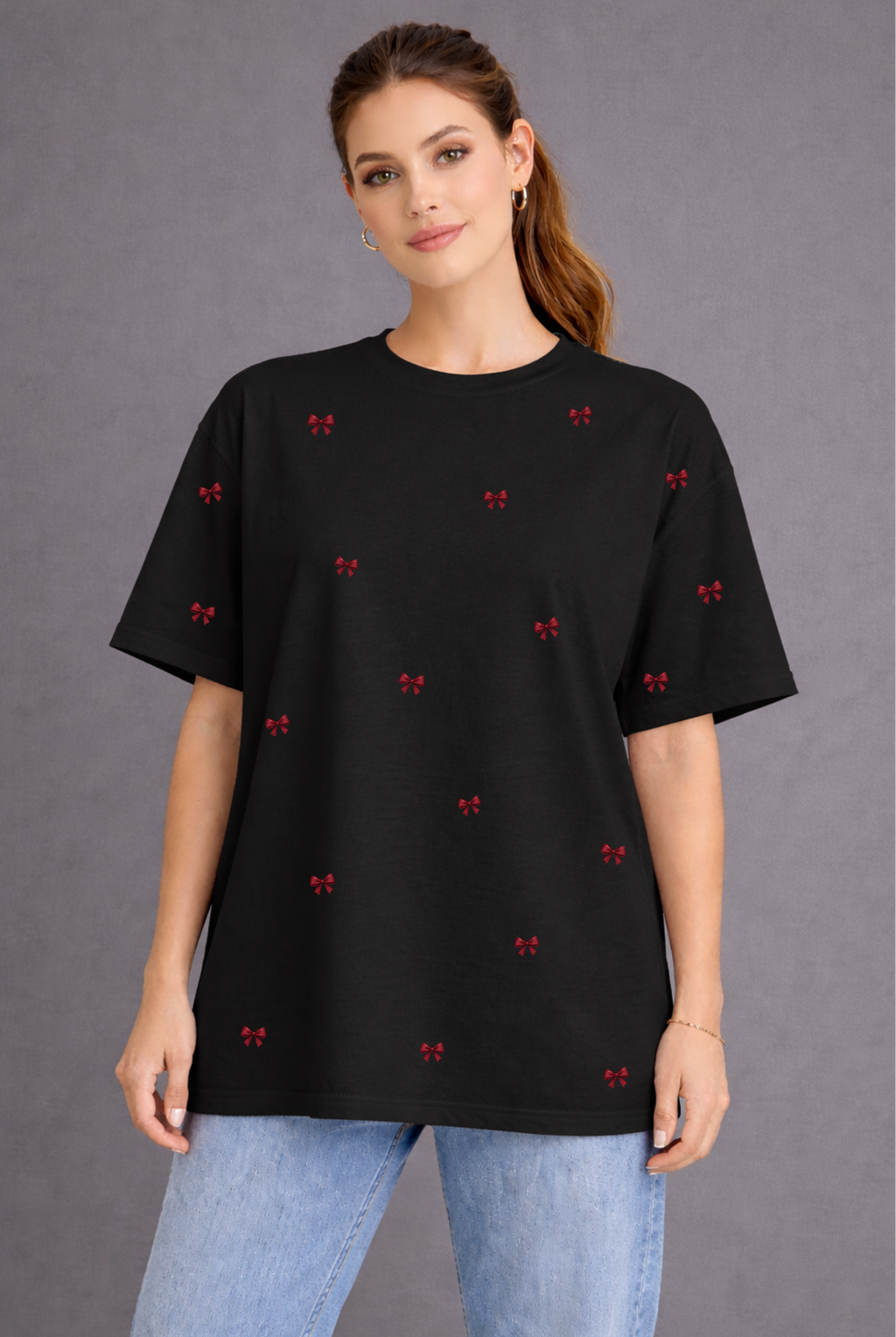 Cherry Bow Charm Tee