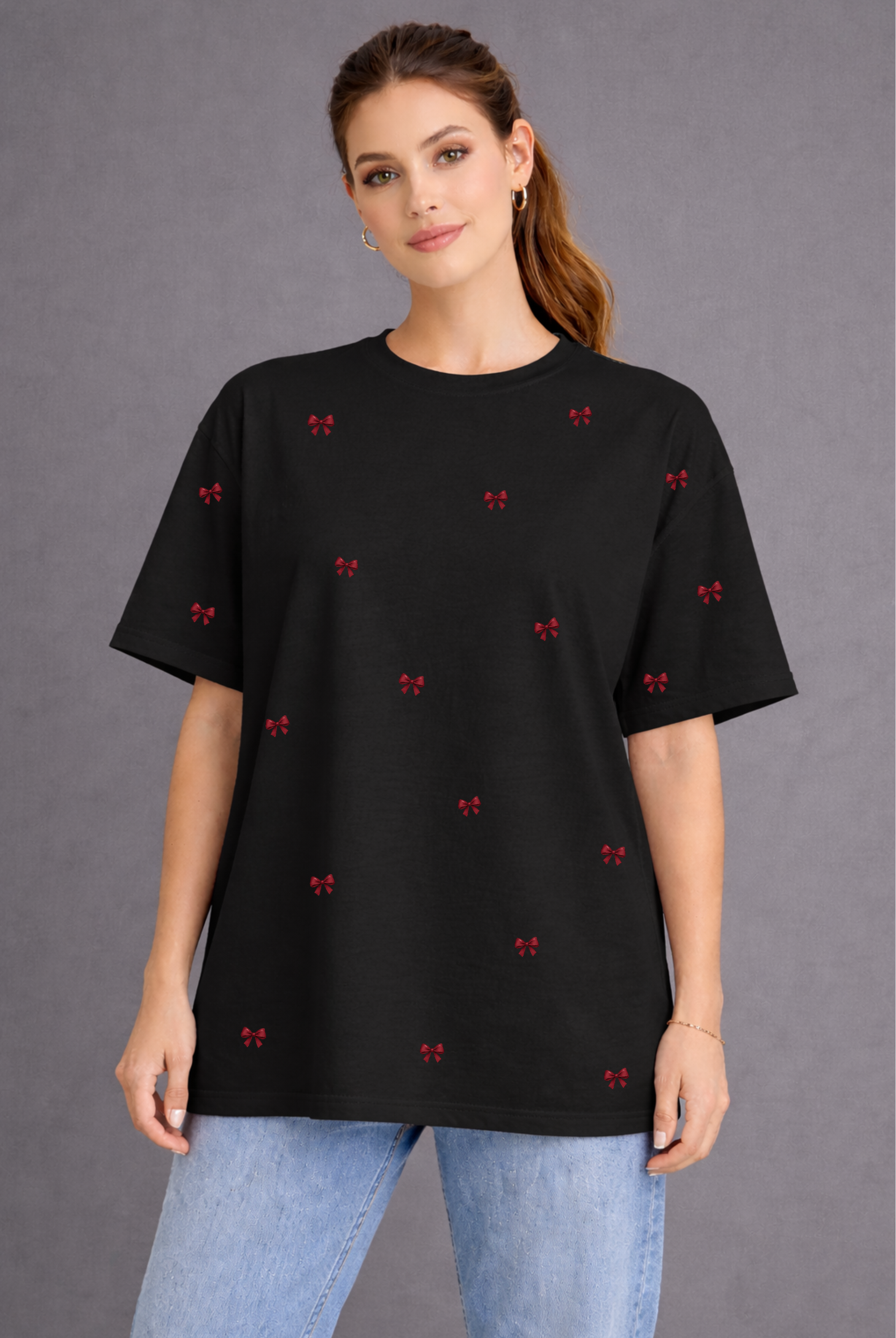 Cherry Bow Charm Tee