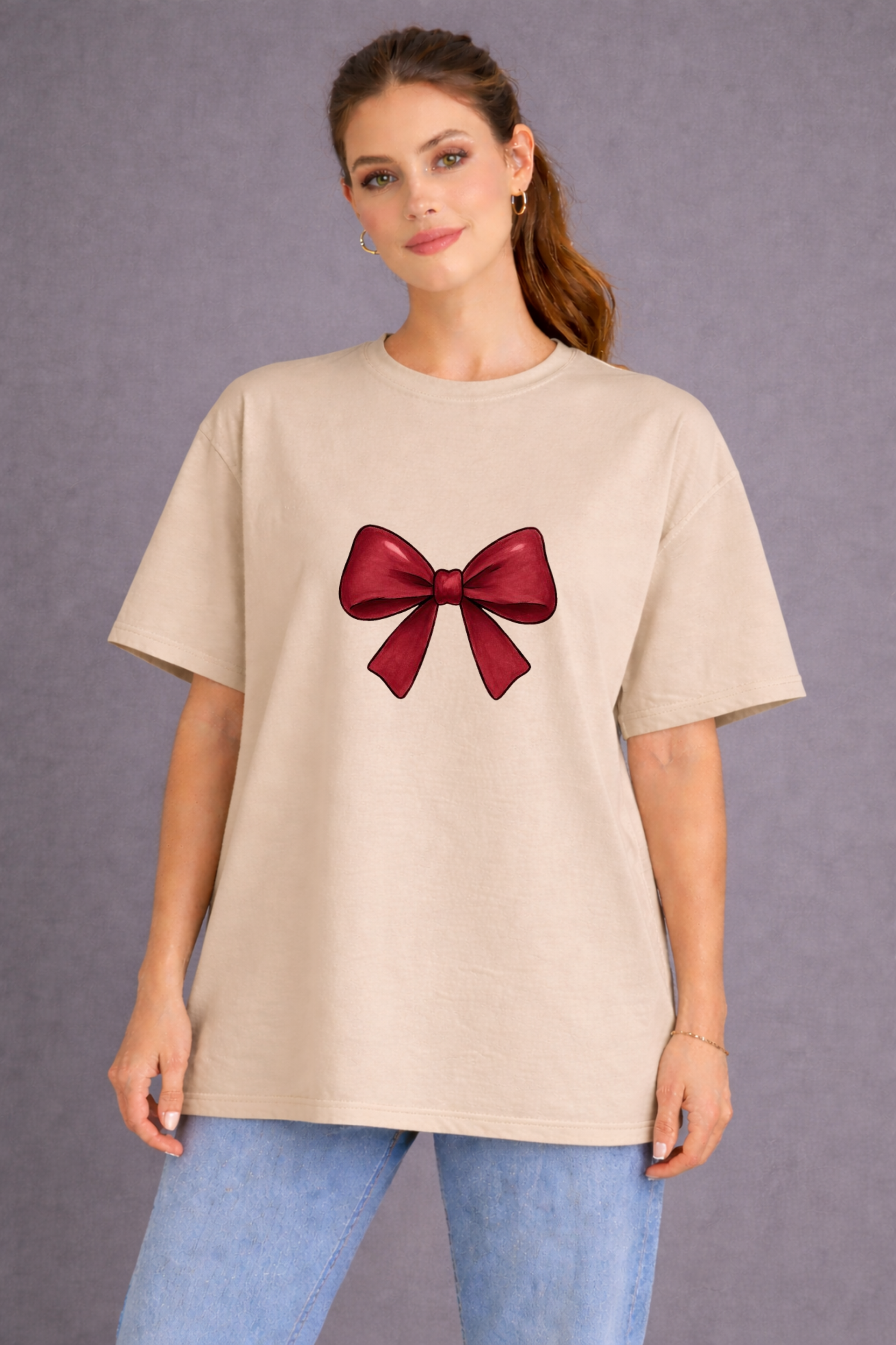 Signature Red Bow Tee