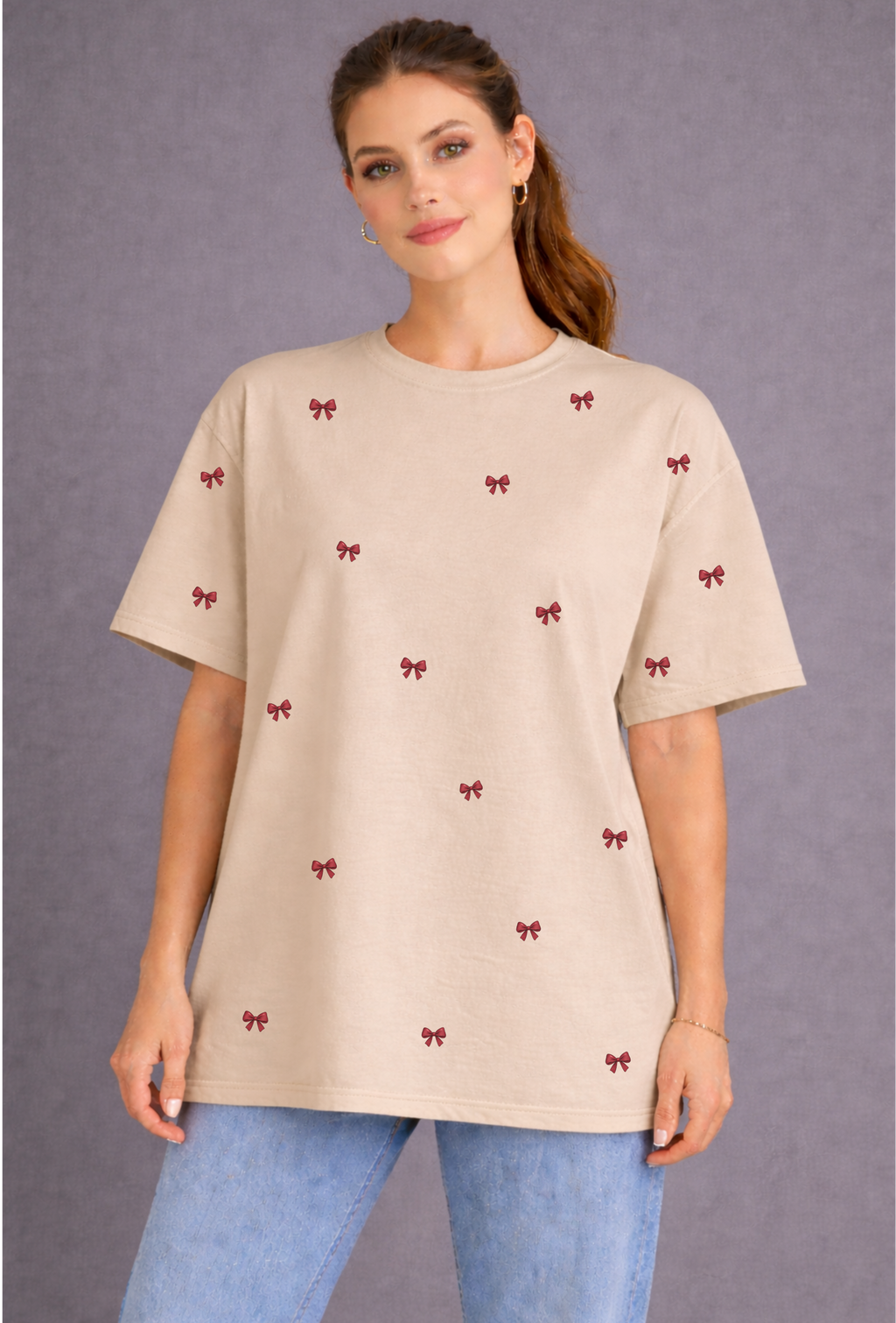 Cherry Bow Charm Tee