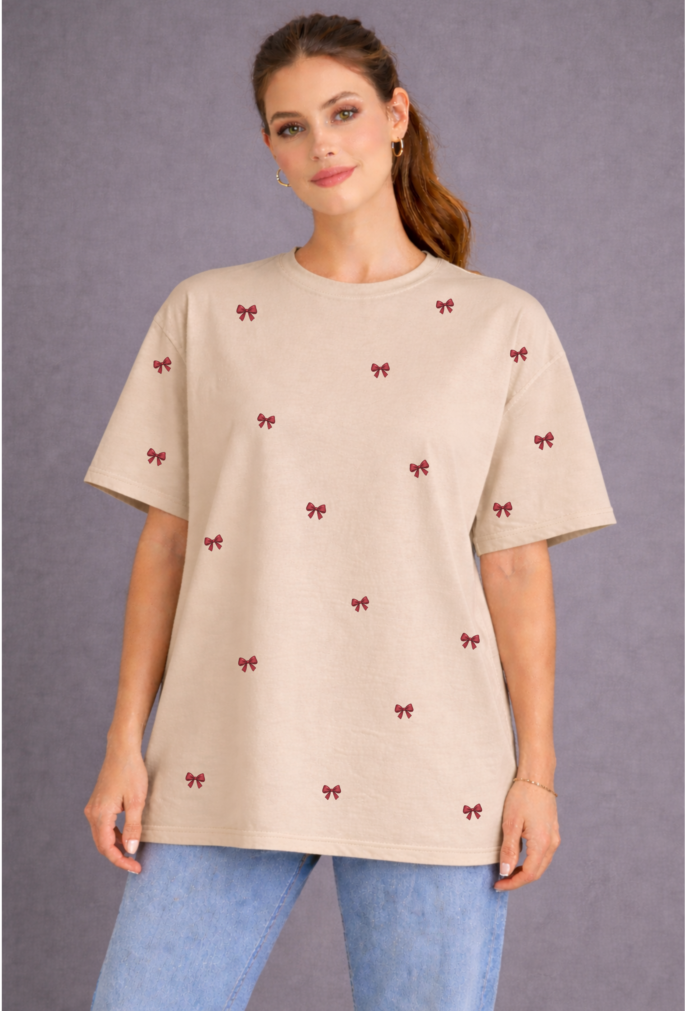 Cherry Bow Charm Tee